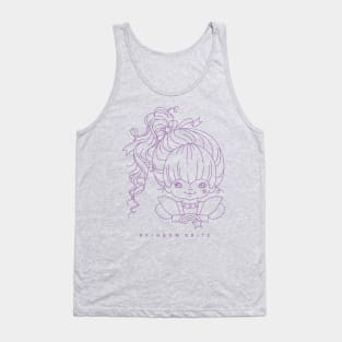 Rainbow Brite Purple Line Tank Top